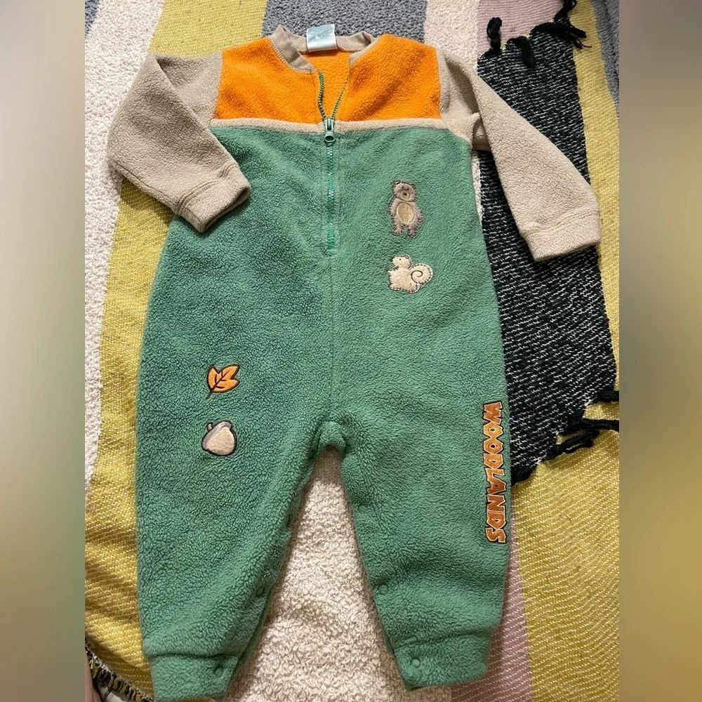 Vintage Okie Dokie Fleece One Piece